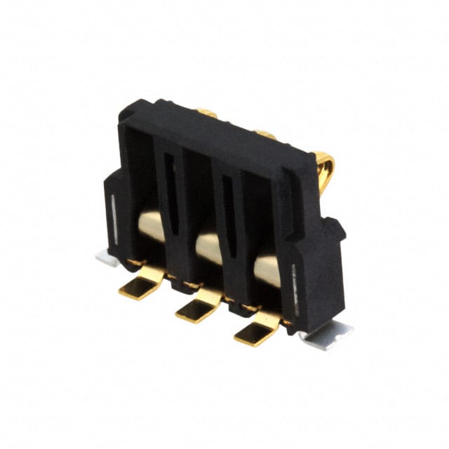 1981061-1 CONN SPRING BATTERY 3POS R/A SMD