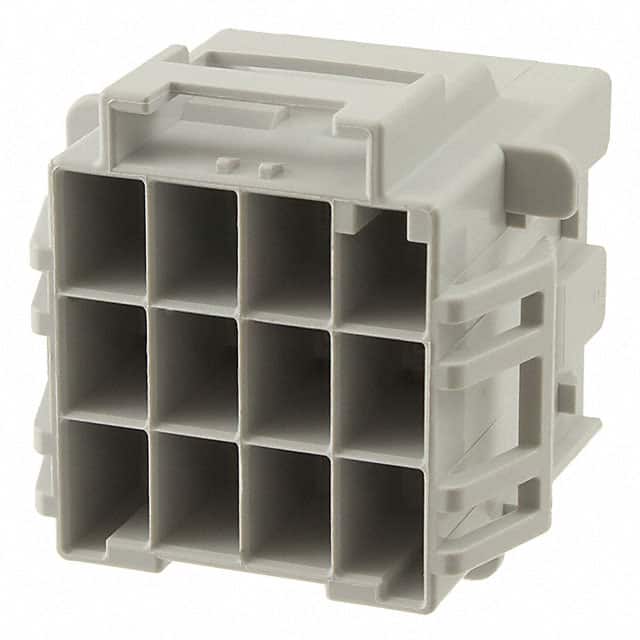 5-1971875-4 CONN RCPT HSG 12POS 6.00MM