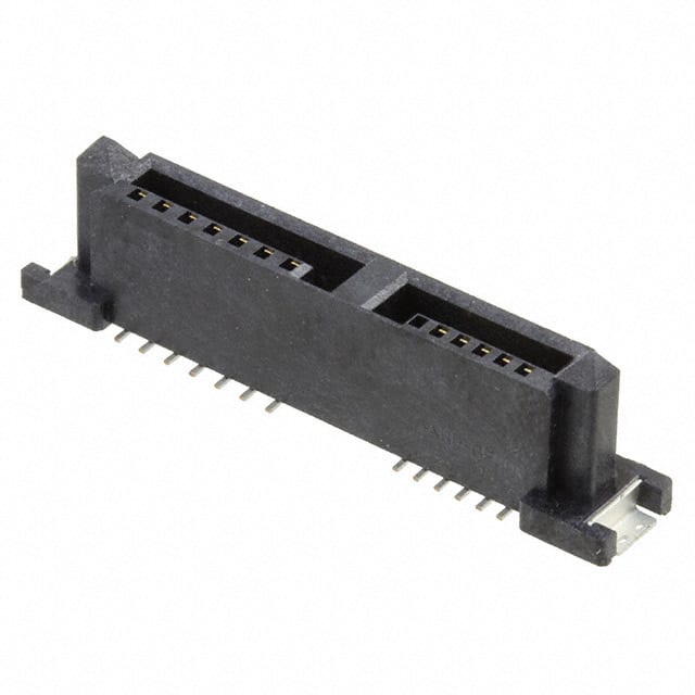 1735539-3 CONN SATA RCPT 13POS SLD SMD