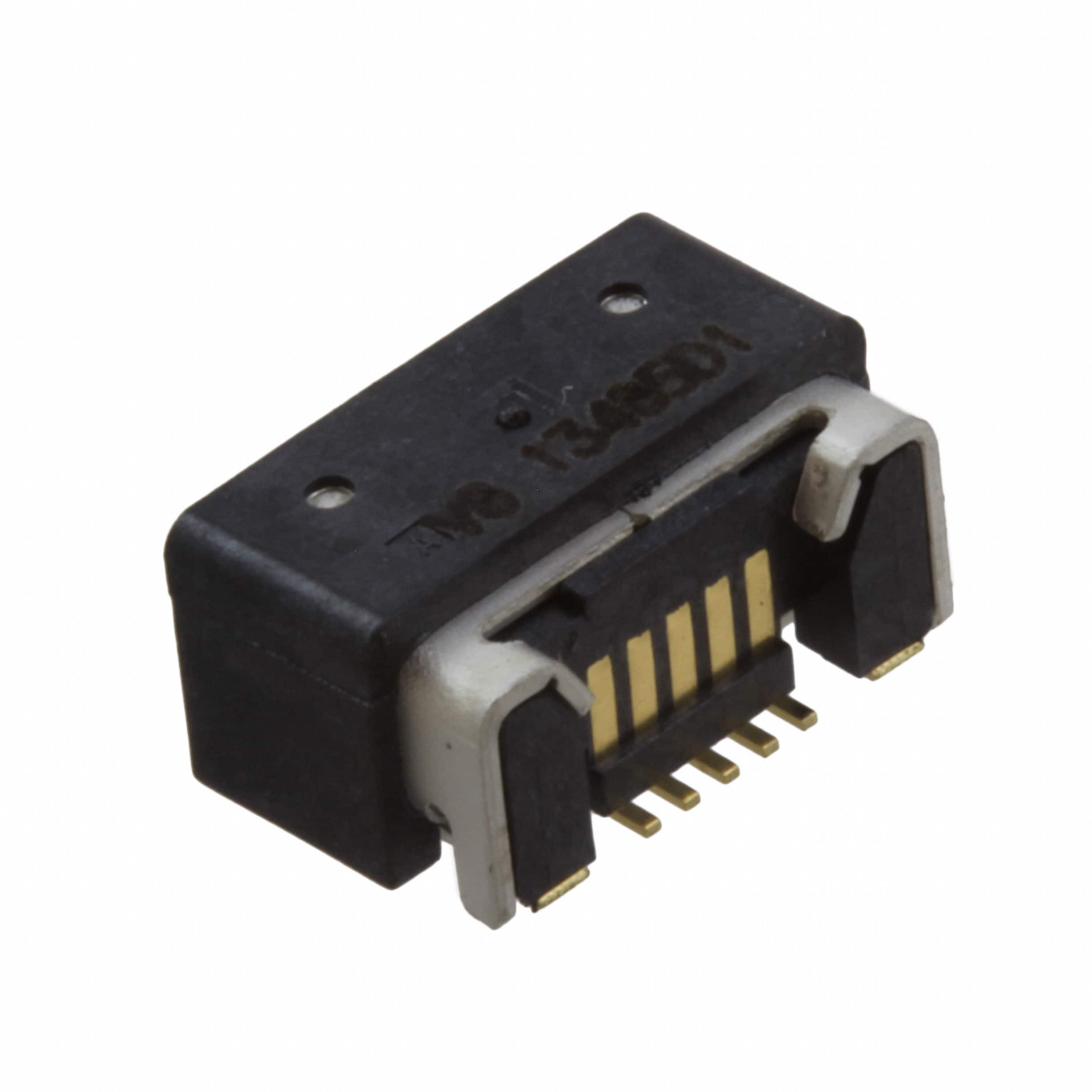 1551629-3 CONN RCPT USB2.0 MICRO AB SMD RA