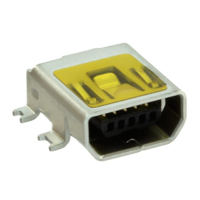 1775051-1 CONN RCPT USB2.0 MINI AB SMD R/A