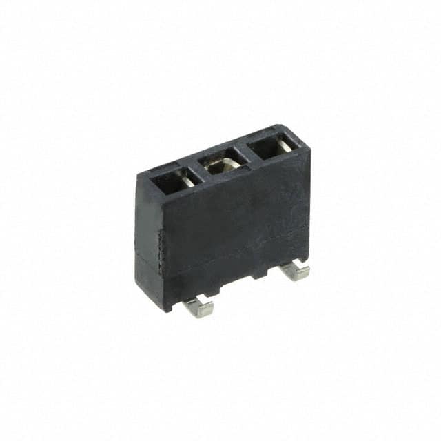1241152-3 CONN RCPT 3POS 0.1 GOLD SMD