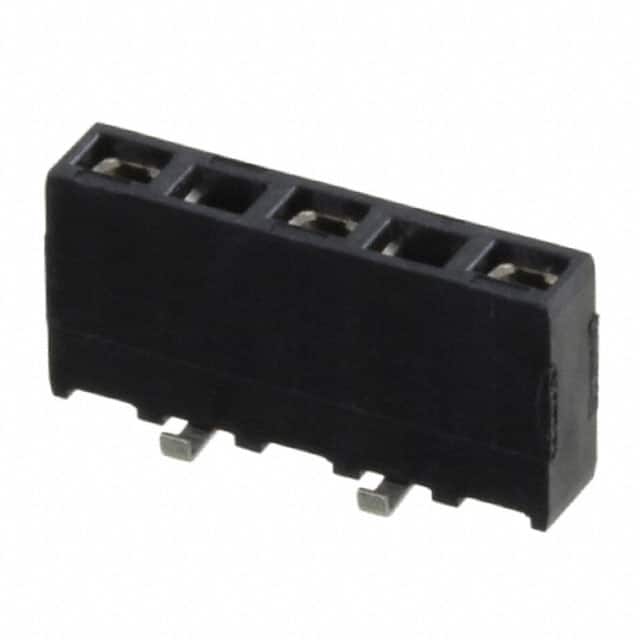 1241152-5 CONN RCPT 5POS 0.1 GOLD SMD
