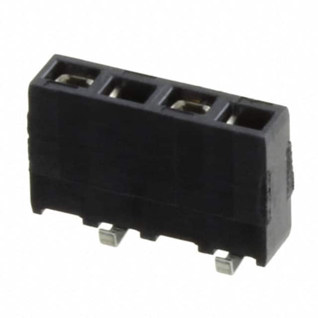 1241152-4 CONN RCPT 4POS 0.1 GOLD SMD