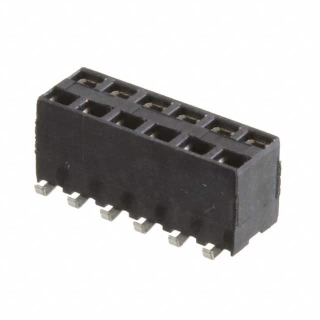 969973-6 CONN RCPT 12POS 0.1 GOLD SMD