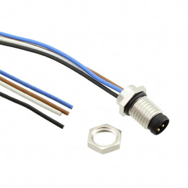 3-2172090-2 CONN PLUG MALE 4P GOLD WIRE LEAD