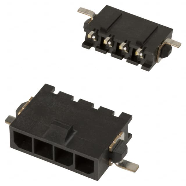 2-1445057-4 CONN HEADER SMD R/A 4POS 3MM