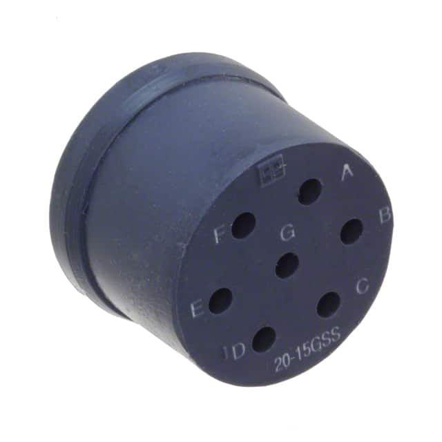 CIRP2015GSS CONN GROMMET GRAY