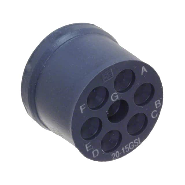 CIRP2015GSL CONN GROMMET GRAY