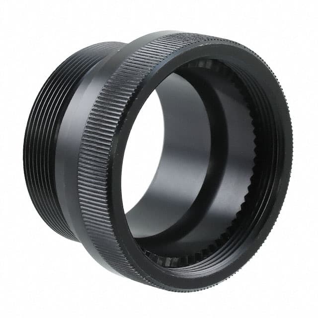 CIRBP40LBN CONN BACKNUT 40 BLACK