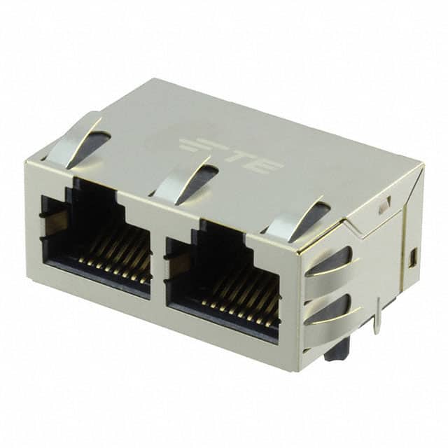 2301996-1 CONN JACK 2PORT 100 BASE-T PCB