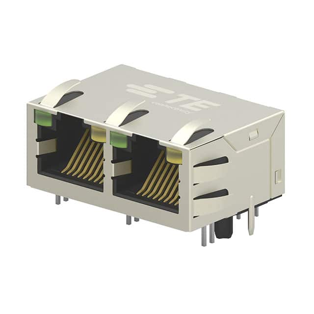 2301996-5 CONN JACK 2PORT 100 BASE-T PCB
