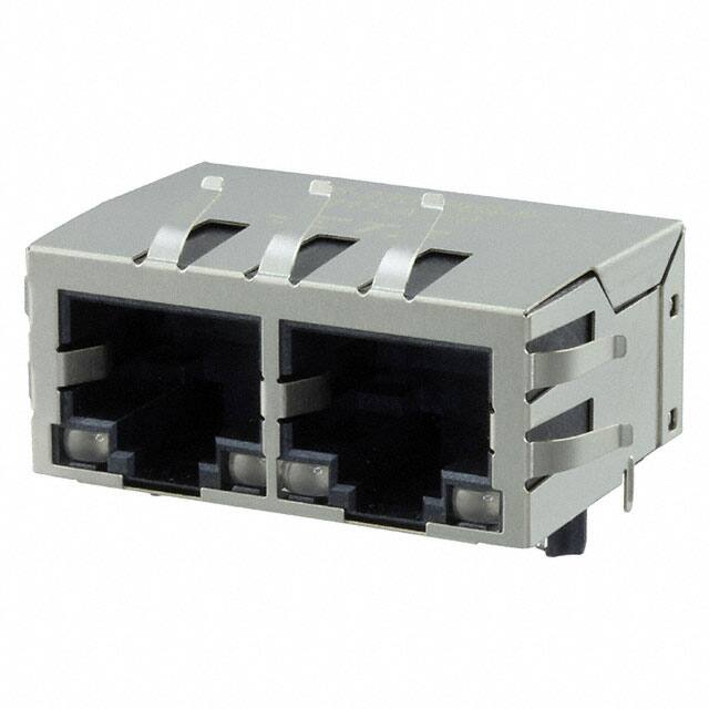 2301996-6 CONN JACK 2PORT 100 BASE-T PCB