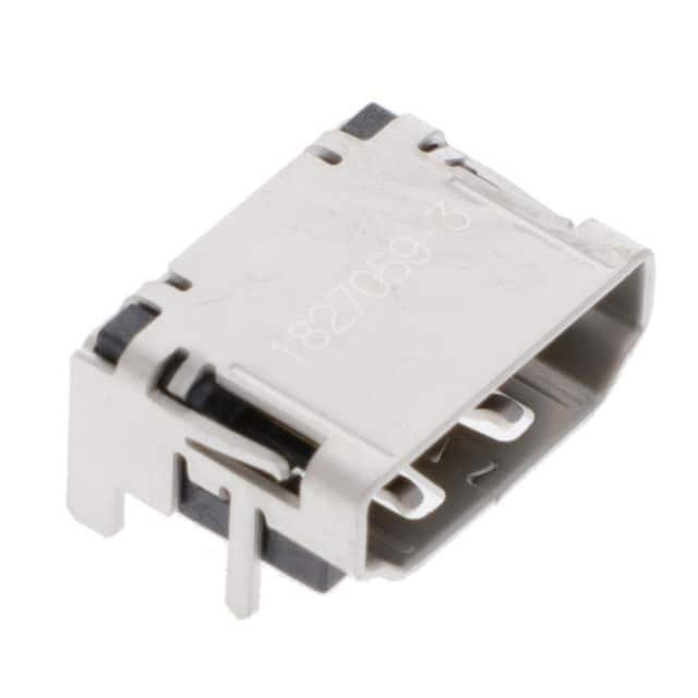 1827059-3 CONN RCPT HDMI 19POS PNL MNT R/A