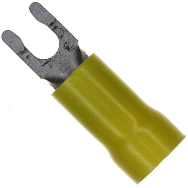 53246-1 CONN SPADE TERM 10-12AWG #6 YEL