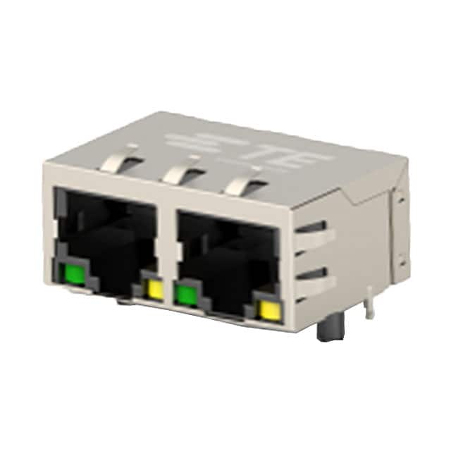 2337994-4 CONN JACK 2PORT 100 BASE-T PCB