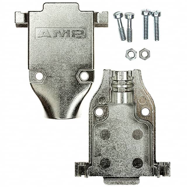 745172-1 CONN BACKSHELL 15POS 180DEG SHLD