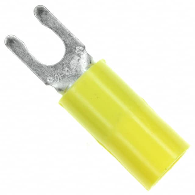 8-52961-2 CONN SPADE TERM 10-12AWG #6 YEL