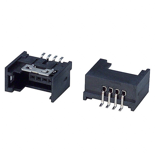 1-1565994-4 CONN HDR 4POS 0.079 GOLD SMD R/A