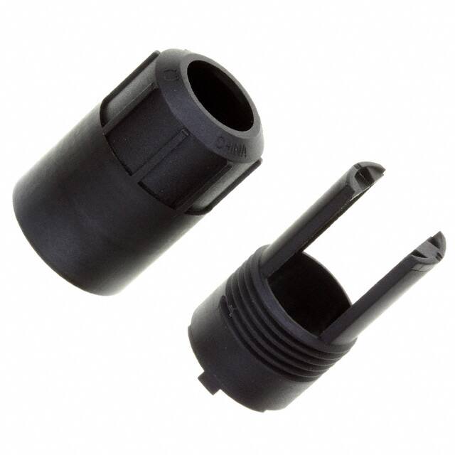 1604204-1 CONN STRAIN RELIEF M13.5 BLACK