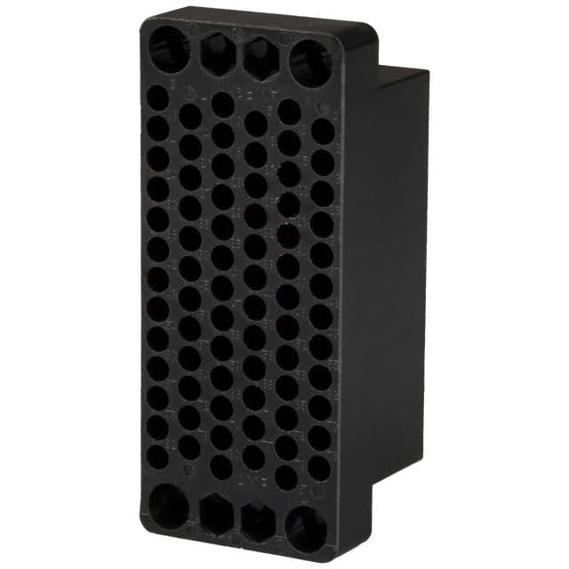 201310-1 CONN 75POS BLACK PNL MNT