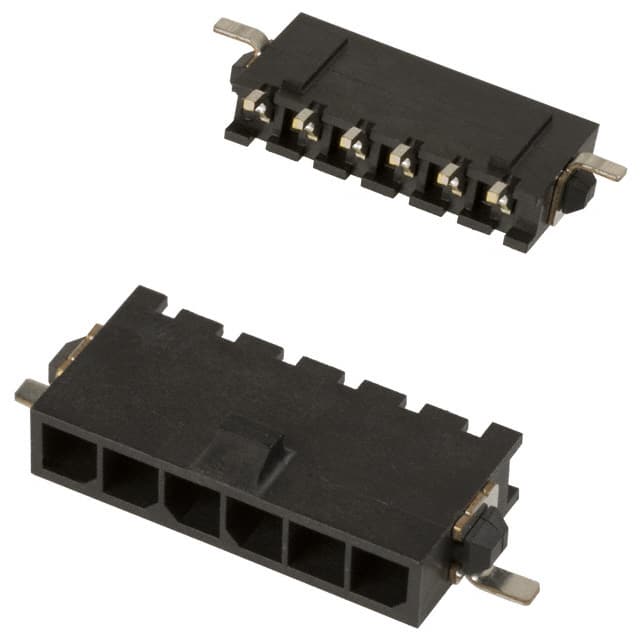 2-1445100-6 CONN HEADER SMD R/A 6POS 3MM
