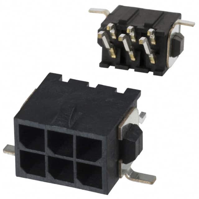 3-794627-6 CONN HEADER SMD R/A 6POS 3MM