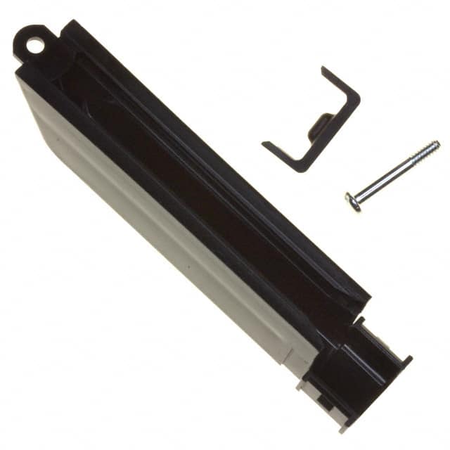 5552960-2 CONN BACKSHELL 50POS 90DEG BLACK