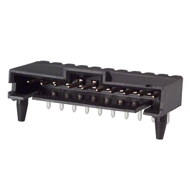 104361-9 CONN HEADER R/A 10POS 2.54MM