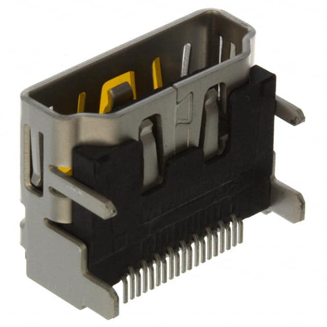 1747981-1 CONN RCPT HDMI 19POS PNL MNT R/A