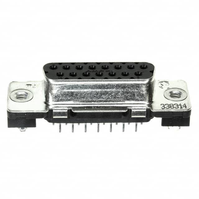 1-338314-2 CONN D-SUB RCPT 15POS VERT SLDR