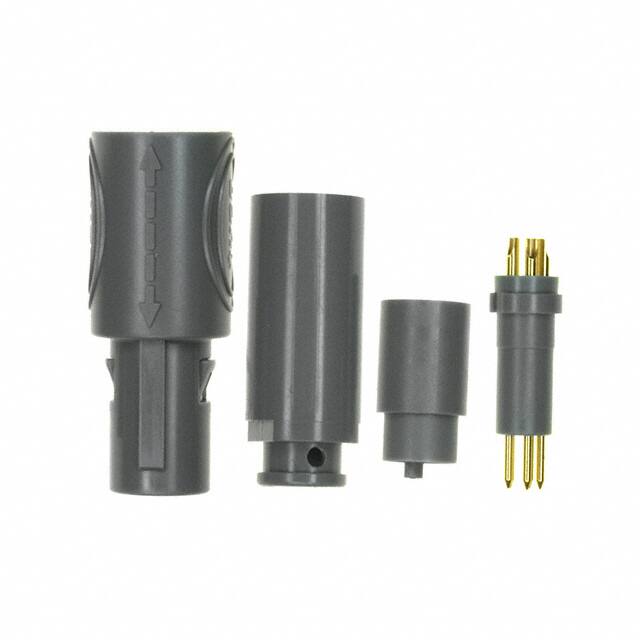 1877849-3 CONN PLUG MALE 5P GOLD SLDR CUP