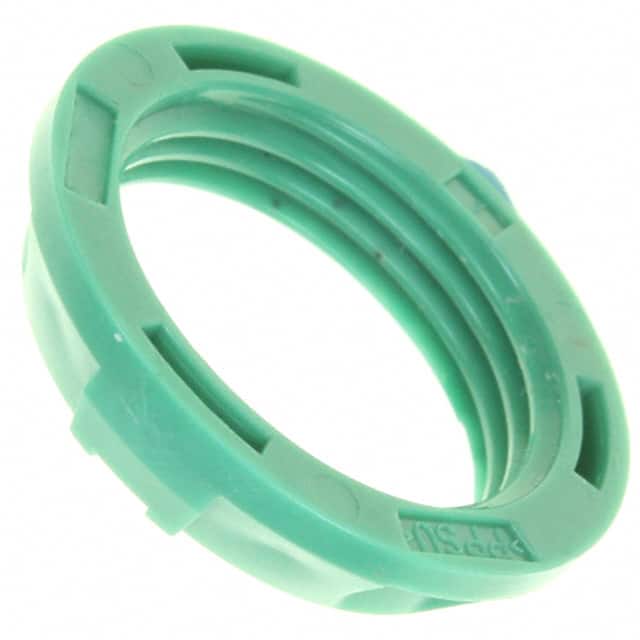 1811448-4 CONN FRONT NUT GREEN