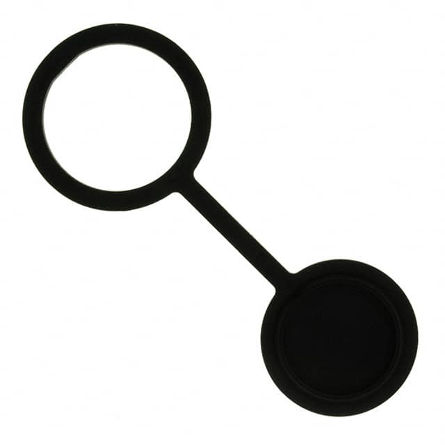 1604089-2 CONN COVER 11 BLACK