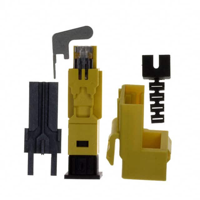 6754252-2 MT-RJ SECURE JACK XG50/125 YELLO