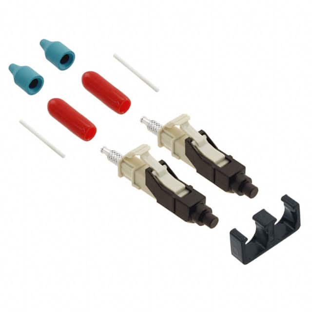 6754485-4 CONN FIBER LC PLUG DUPLX 125UM