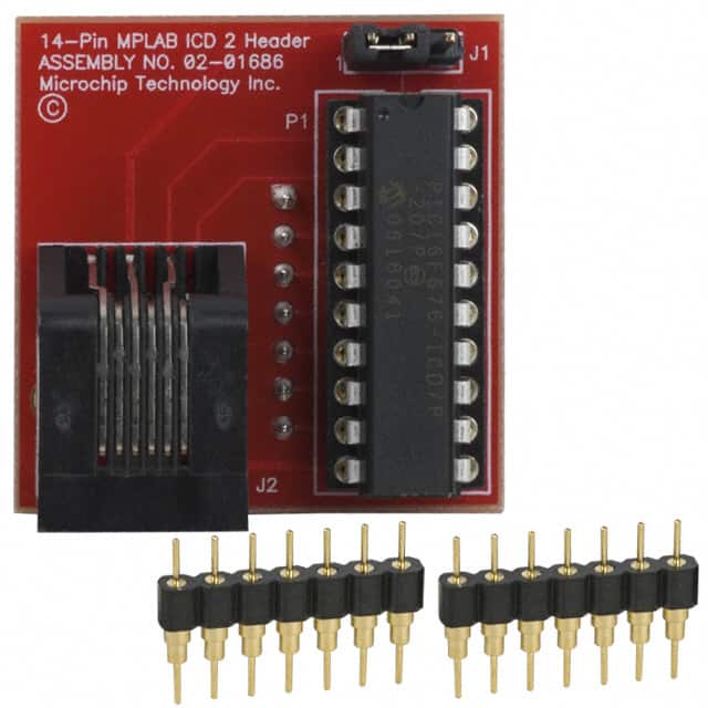 AC162052 HEADER ICD FOR PIC16F676/630