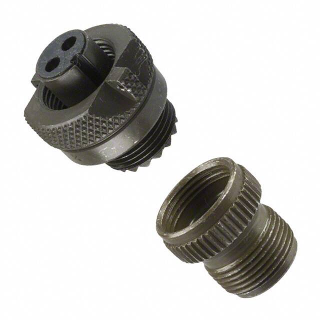 MS3106A10SL-4S CONN PLUG FMALE 2P SILV SLDR CUP