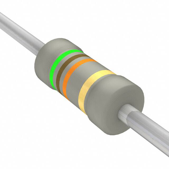 PR03000205108JAC00 RES 5.1 OHM 3W 5% AXIAL