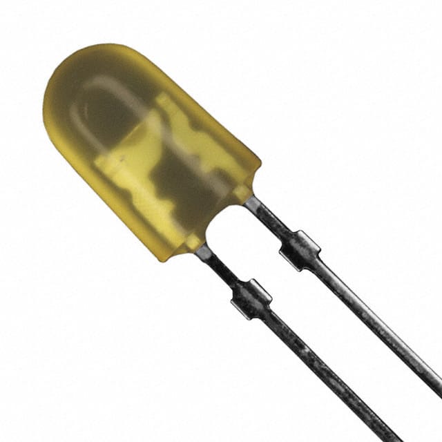 C566D-AFF-CV14Q342 LED AMBER CLEAR 5MM OVAL T/H