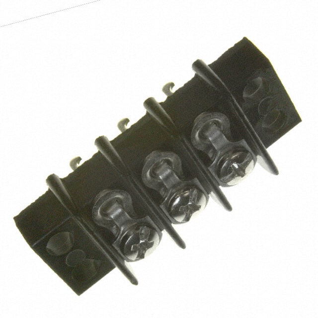3-140-Y CONN BARRIER STRIP 3CIRC 0.375"