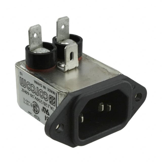 6609015-4 PWR ENT RCPT IEC320-C14 PANEL QC