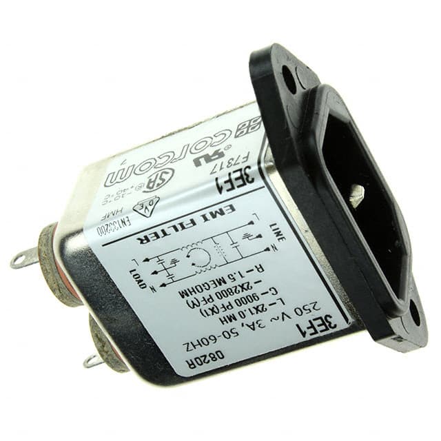 6609014-5 PWR ENT RCPT IEC320-C14 PANEL QC