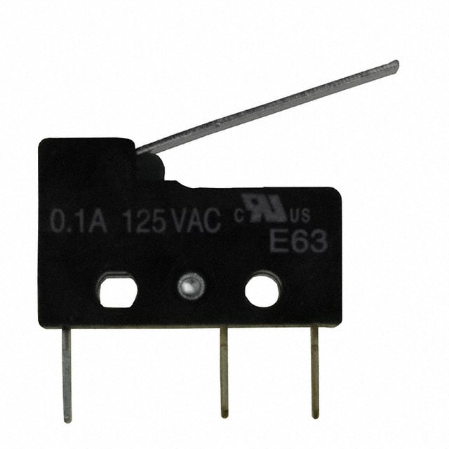 E63-50H SWITCH SNAP ACT SPDT 100MA 125V