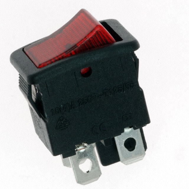LRA32H2BBRLN SWITCH ROCKER DPST 10A 125V