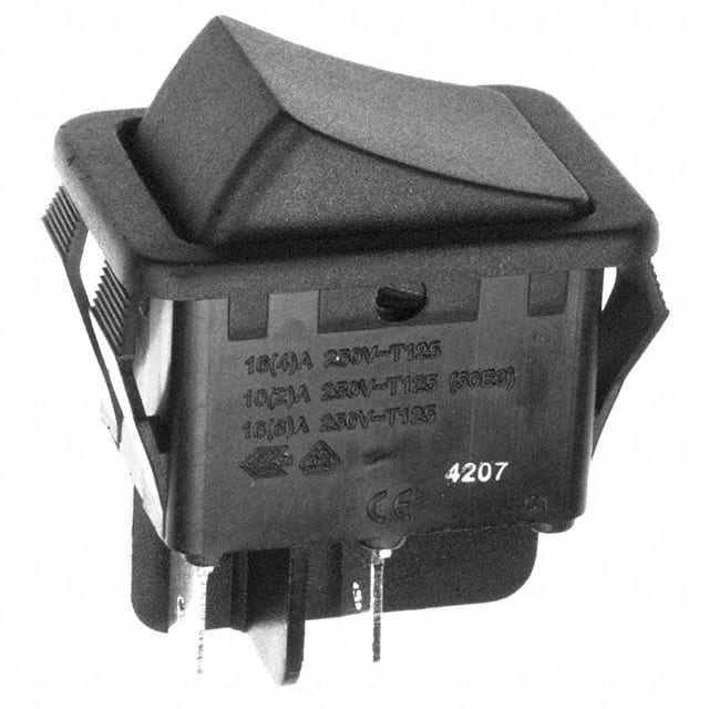 YRM32F2BBBNN SWITCH ROCKER DPST 20A 125V