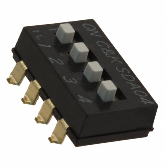 SDA04H1SBDR DIP SWITCH SMD 4 POS