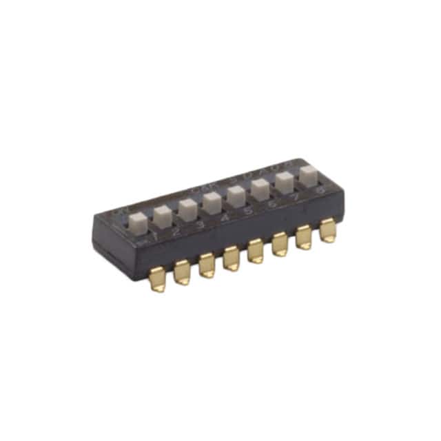 SDA08H1SBDR DIP SWITCH SMD 8 POS SLIDE