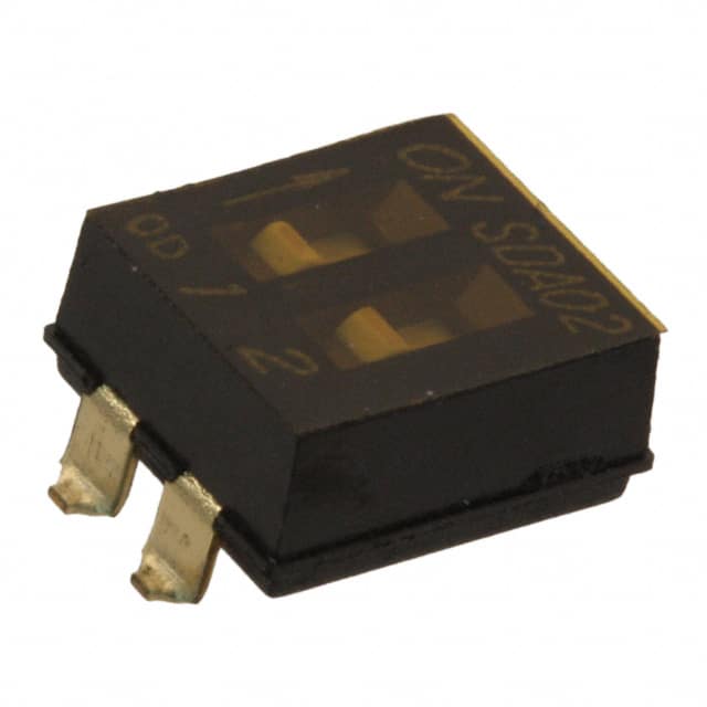 SDA02H0SBR SWITCH SLIDE DIP SPST 25MA 24V
