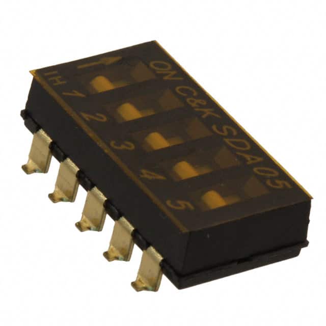 SDA05H0SBR SWITCH SLIDE DIP SPST 25MA 24V